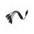 WIRETEK USB 2.0 HUB 4 port (3x USB A + 1x mini USB)
