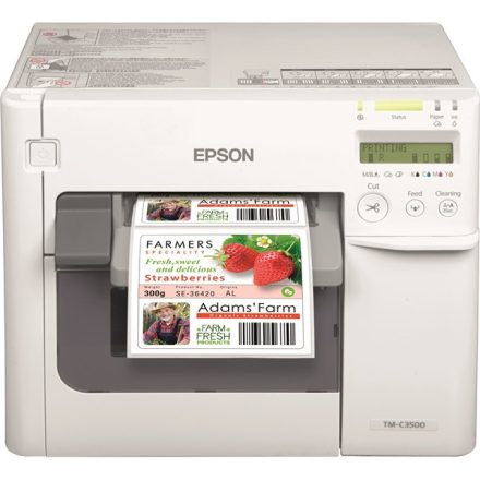 EPSON színes címkenyomtató - ColorWorks C3500 (012CD) (incl. NiceLabel CD)