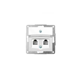   LEGRAND Program Mosaic LCS2 RJ45 aljzat Cat 5e UTP, 1 modul, fehér