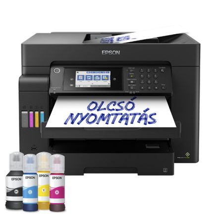 EPSON Tintasugaras nyomtató - EcoTank L15150 (A3+, MFP, színes, 4800x2400 DPI, 32 lap/perc, USB/LAN/Wifi)