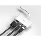 D-LINK USB-C HUB 1xHDMI + 1xVGA + 1xDP, DUB-V310
