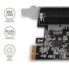 AXAGON PCEA-P1N PCIE VEZÉRLŐ 1X PÁRHUZAMOS (PCI-Express kártya egy párhuzamos (LPT) porttal, ASIX AX99100)