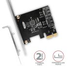 AXAGON PCES-SA2N PCIE VEZÉRLŐ 2X SATA 6G (Kétcsatornás SATA III PCI-Express vezérlő két belső SATA porttal)