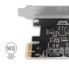 AXAGON PCES-SA2N PCIE VEZÉRLŐ 2X SATA 6G (Kétcsatornás SATA III PCI-Express vezérlő két belső SATA porttal)