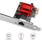 AXAGON PCEE-GIX PCIE GIGABIT ETHERNET (Gigabit Ethernet PCI-Express hálózati kártya Intel I210AT lapkakészlettel)