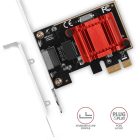 AXAGON PCEE-GIX PCIE GIGABIT ETHERNET (Gigabit Ethernet PCI-Express hálózati kártya Intel I210AT lapkakészlettel)