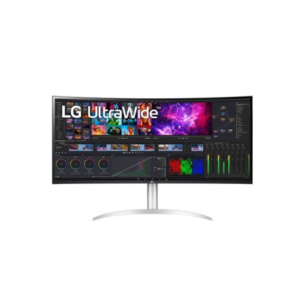 LG Ívelt Nano IPS monitor 39.7" 40WP95CP, 5120x2160, 21:9, 300cd/m2, 5ms, 2xHDMI/DP/Thunderbolt/USB-C/2xUSB, hangszóró