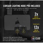 CORSAIR Rendszerhűtő Ventilátor, LL120 RGB + Lighting Node PRO Kontroller + HUB, 12cm, fehér, 3db/csomag