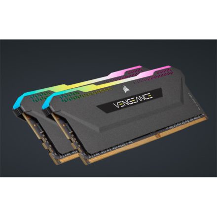 CORSAIR Memória VENGEANCE RGB PRO DDR4 16GB 3200MHz C16 (Kit of 2), fekete
