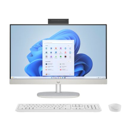 HP AIO 24-cr0004nn 23.8" FHD AG IPS, Ryzen3 7320U 2.4GHz, 8GB, 256GB SSD, Win 11, fehér