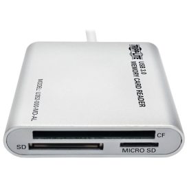   TRIPP LITE adapter, SuperSpeed multi-drive memóriakártya olvasó/író, aluminium