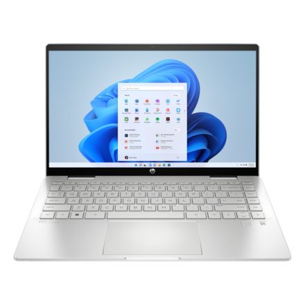 HP Pavilion x360 14-ek1005nh 14 FHD AG IPS Touch, Core i5-1335U 1.3GHz, 16GB 512GB, Win 11, ezüst