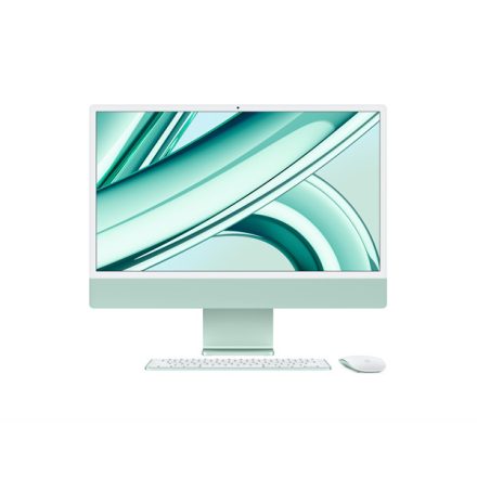 Apple iMac 24" Retina, 4.5K CTO: Apple M3 8C CPU/8C GPU, 16GB/256GB - Zöld