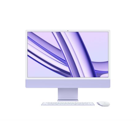 Apple iMac 24" Retina, 4.5K CTO: Apple M3 8C CPU/10C GPU, 16GB/512GB - Lila