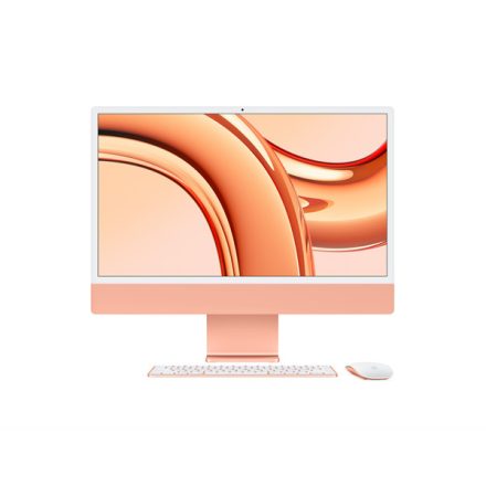 Apple iMac 24" Retina, 4.5K CTO: Apple M3 8C CPU/10C GPU, 16GB/1TB - Narancs
