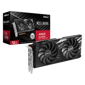   ASROCK Videokártya PCI-Ex16x AMD RX 7700 XT CHALLENGER 12GB DDR6 OC