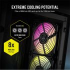 CORSAIR Ház Mini-ITX 2000D RGB AIRFLOW, SFX Tápegység nélkül, fekete
