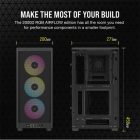 CORSAIR Ház Mini-ITX 2000D RGB AIRFLOW, SFX Tápegység nélkül, fekete