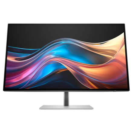 HP monitor 27” Series 7 Pro 727pk 3840x2160, 60Hz, 16:9, 2000:1, 400cd, 5ms, HDMI, DisplayPort, USB-C, fekete/ezüst