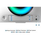 SAMSUNG Ívelt Gaming 240Hz OLED monitor 49" G95SD, 5120x1440, 32:9, 250cd/m2, 0.03ms, HDMI/DP/WiFi/BT, hangszóró