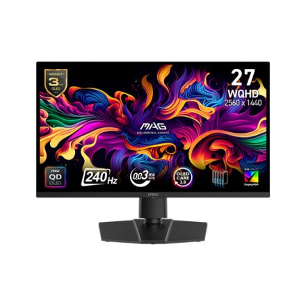 MSI Monitor GAMING MAG 271QP QD-OLED X24 26,5" WQHD 2560x1440 16:9 240Hz 0,03ms 2x HDMI, DP, Black