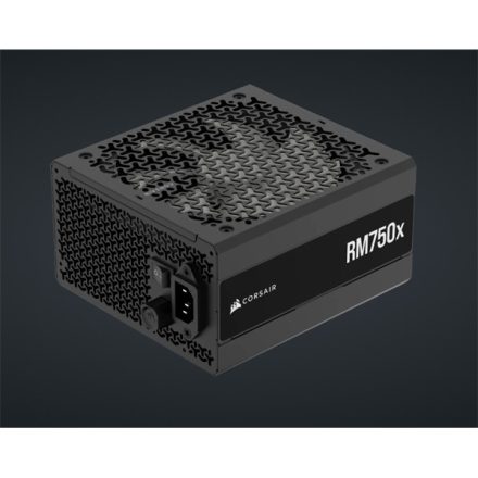 CORSAIR Tápegység Moduláris, RM750x, 750W, ATX 3.1, PCIe 5.1, 14cm, Cybenetics Gold