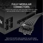 CORSAIR Tápegység Moduláris, RM750x, 750W, ATX 3.1, PCIe 5.1, 14cm, Cybenetics Gold