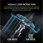 CORSAIR Tápegység Moduláris, RM750x, 750W, ATX 3.1, PCIe 5.1, 14cm, Cybenetics Gold