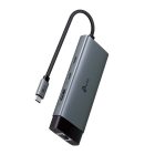 TP-LINK USB Type-C HUB 6 portos 1xHDMI + 1xLAN + 1xPD 100W + 1xUSB-C, 2xUSB, UH6120C