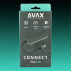 AVAX USB HUB USB-C 8in1 2xUSB3.0, USB-C, HDMI, RJ45, TF/SD, 100W