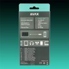 AVAX USB HUB USB-C 8in1 2xUSB3.0, USB-C, HDMI, RJ45, TF/SD, 100W
