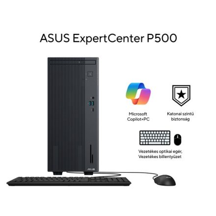 ASUS COM DT ExpertCenter P500SV-13420H0070, SFF, i5-13420H, 16GB, 512GB M.2, NOOS, Szürke