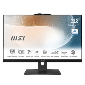  MSI Business AIO Modern AM242P 1M-2090XEU, 23,8" FHD, Core 3 100U, 8GB, 512GB M.2, INT, NoOS, Black