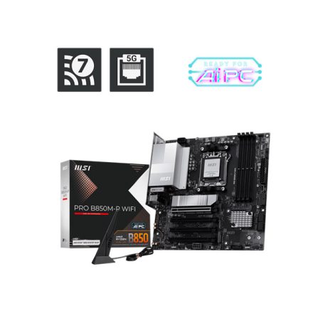 MSI Alaplap AM5 PRO B850M-P WIFI AMD B850, mATX