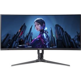   ACER OLED Monitor X34X5bmiiphuzx 34", Curved 1800R QHD 21:9 , 0,01ms, 240hz, 1000nits, 2xHDMI, DP, Type-C, MM, fekete