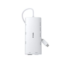   D-LINK USB-C HUB 2xUSB + 2xUSB-C + 1xPD + 2xHDMI + 1xLAN + 1xSD/TF3.0, DUP-A01