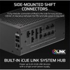 CORSAIR Tápegység Moduláris, iCUE LINK HXi SHIFT Series HX1200i SHIFT, 1200W, Cybenetics Platinum