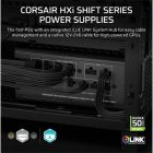 CORSAIR Tápegység Moduláris, iCUE LINK HXi SHIFT Series HX1500i SHIFT, 1500W, Cybenetics Platinum