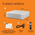 EPSON Projektor - Lifestudio Grand – EH-LS670W Gyémántfehér (3LCD, 4K Pro, 16:9, 3600 AL, 5 000 000:1, HDMI/USB/WiFi)