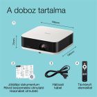EPSON Projektor - Lifestudio Pop – EF-61W Gyémántfehér (3LCD, 1920x1080, 16:9, 700 AL, 5 000 000:1, HDMI/USB/WiFi)