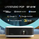 EPSON Projektor - Lifestudio Pop – EF-61W Gyémántfehér (3LCD, 1920x1080, 16:9, 700 AL, 5 000 000:1, HDMI/USB/WiFi)