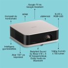 EPSON Projektor - Lifestudio Pop – EF-61R Rózsakvarc (3LCD, 1920x1080, 16:9, 700 AL, 5 000 000:1, HDMI/USB/WiFi)