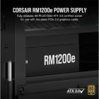 CORSAIR Tápegység Moduláris, RM1200e, 1200W, 14cm, ATX3.1, 80+ Gold
