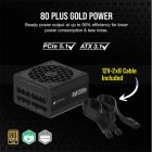 CORSAIR Tápegység Moduláris, RM1200e, 1200W, 14cm, ATX3.1, 80+ Gold