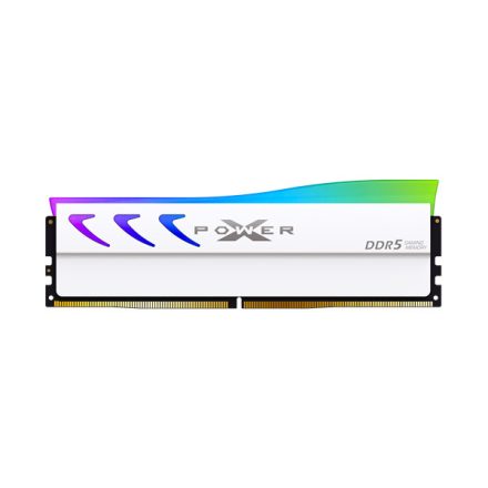 SILICON POWER Memória DDR5 16GB 6000Mhz CL38 DIMM Storm RGB Gaming White XMP 3.0/EXPO