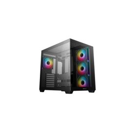   DEEPCOOL Ház ATX CG530 4F, Tápegység nélkül, Fekete, Üvegfalú