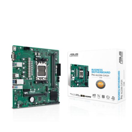 ASUS Alaplap AM5 PRO A620M-DASH-CSM AMD A620, mATX
