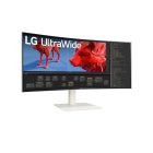 LG 144Hz Ívelt IPS monitor 37,5" 38BR85QC-W, 3840x1600, 21:9, 450cd/m2,1ms, DisplayPort/2xHDMI/USB-C, áll.mag.